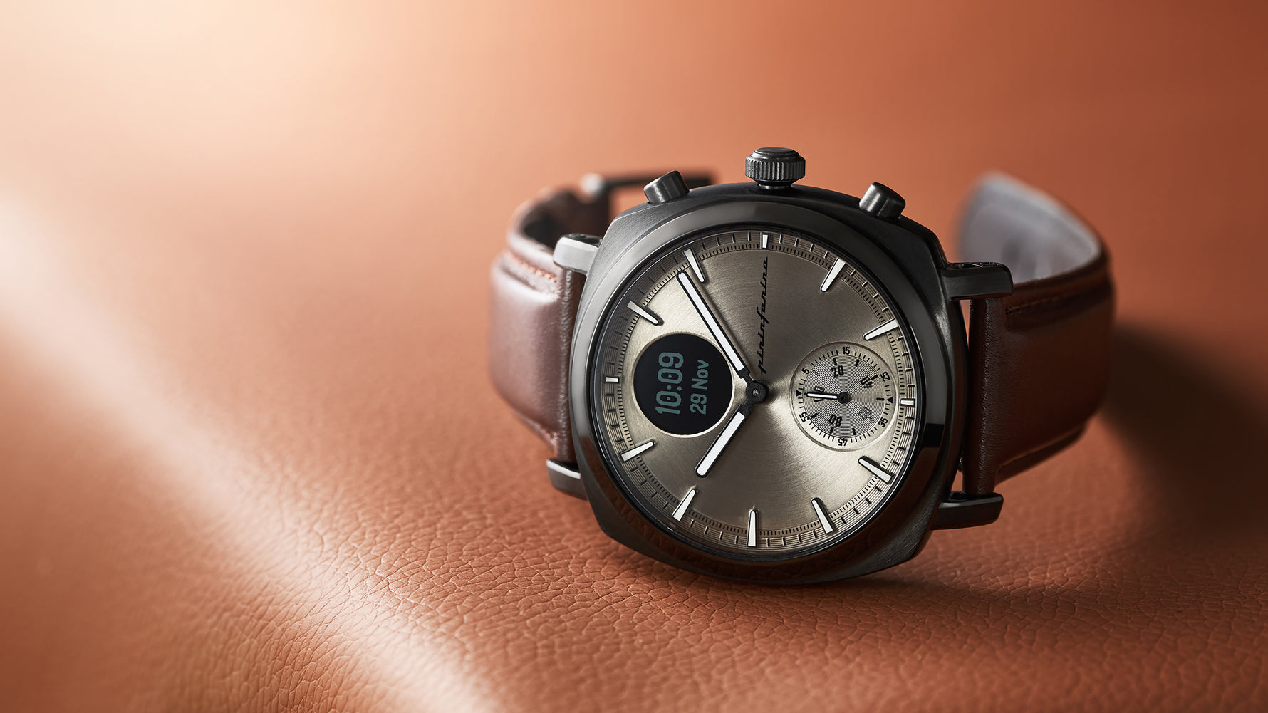 Senso Hybrid - Mercure Grey - Pininfarina Hybrid Watch UK