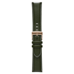 Genuine Italian Leather 22mm Watch Strap – Green - Pininfarina Hybrid Watch UK