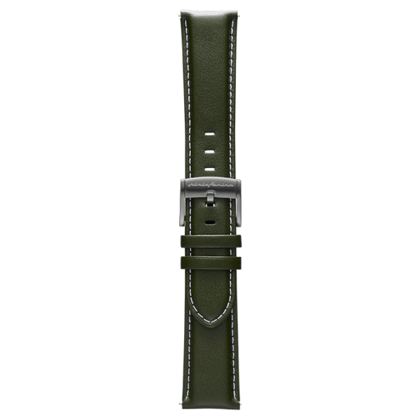 Genuine Italian Leather 22mm Watch Strap – Green -