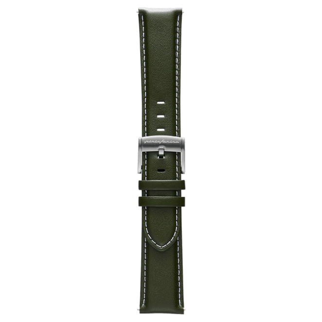 Genuine Italian Leather 22mm Watch Strap – Green - Pininfarina Hybrid Watch UK